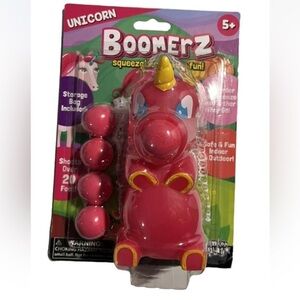 Boomerz Pink Unicorn Squeeze Toy
